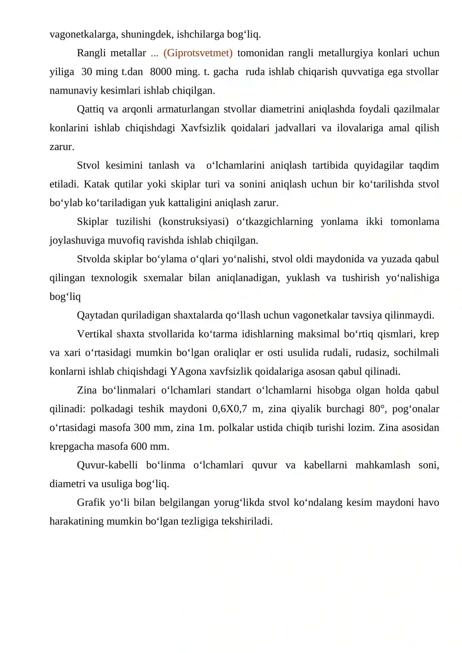 Vertikal shaxta stvollarini o'tish jarayonlari 4