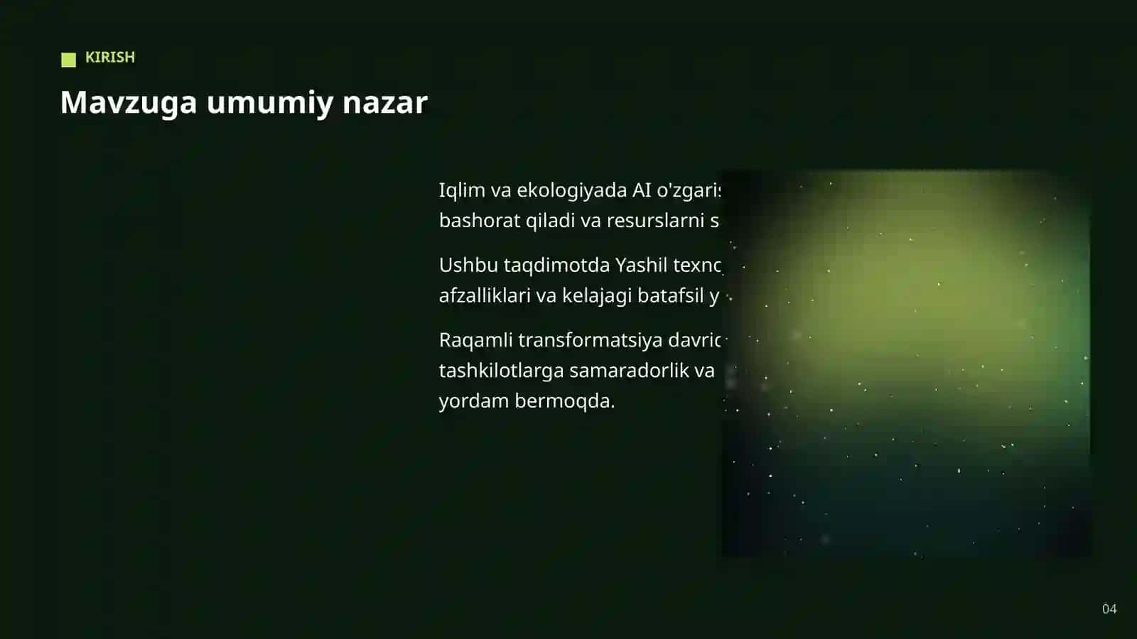 AI IQLIM VA EKOLOGIYADA 4