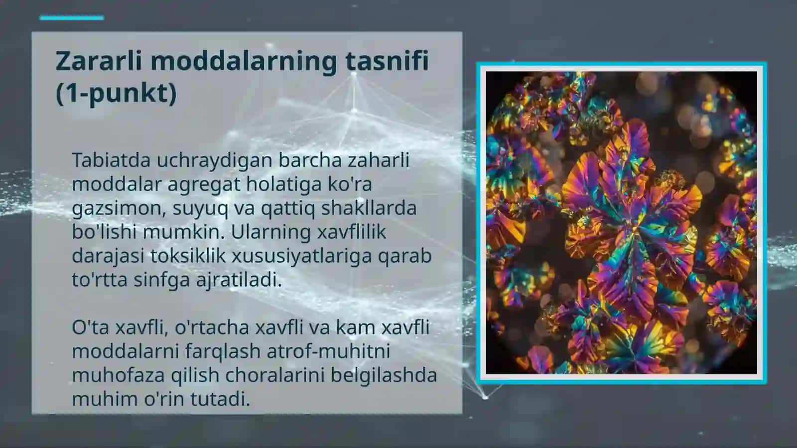 Zararli moddalar me’yorlari: Kirish 4