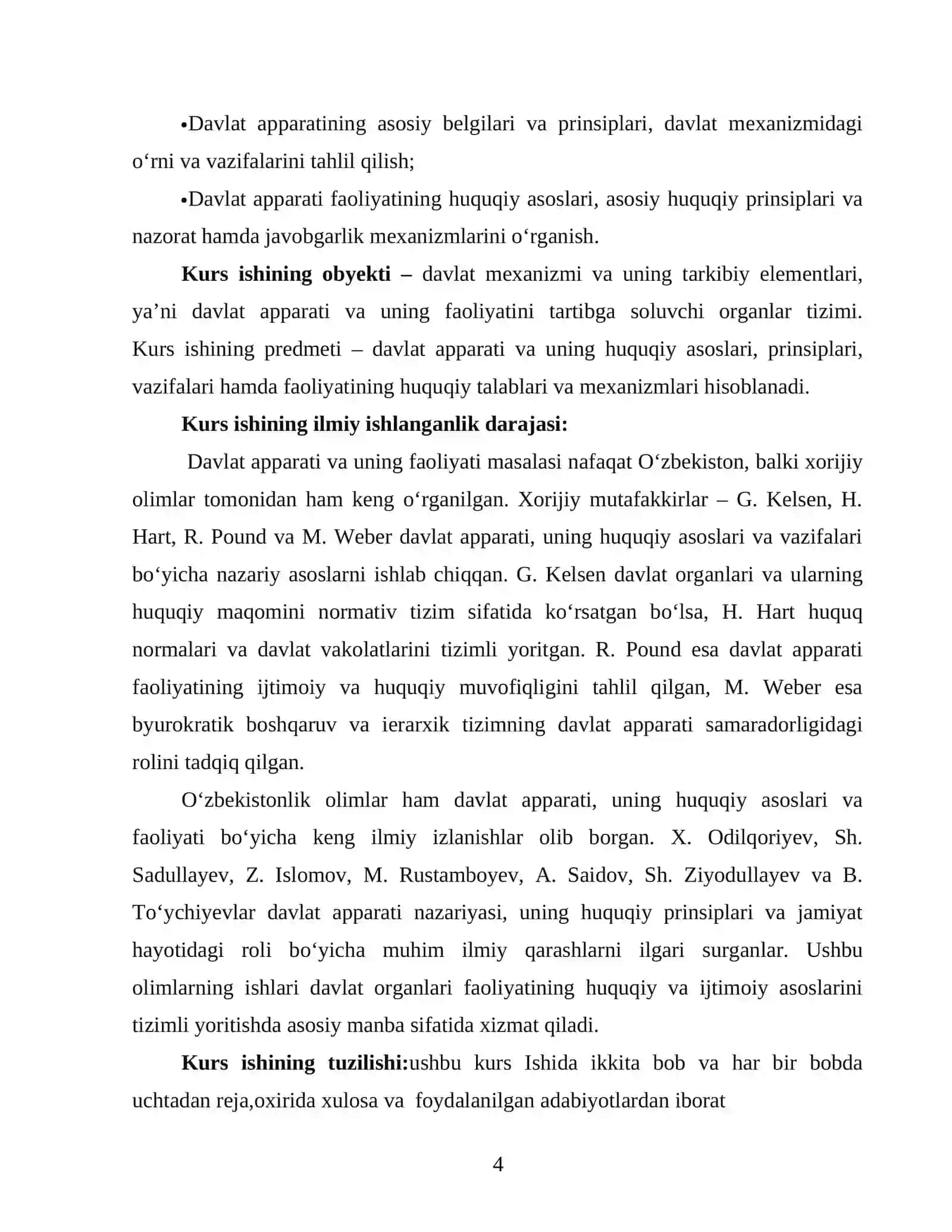 DAVLAT APPARATI TASHKIL ETISH VA FAOLIYATINI AMALGA OSHIRISH TALABLARI 4