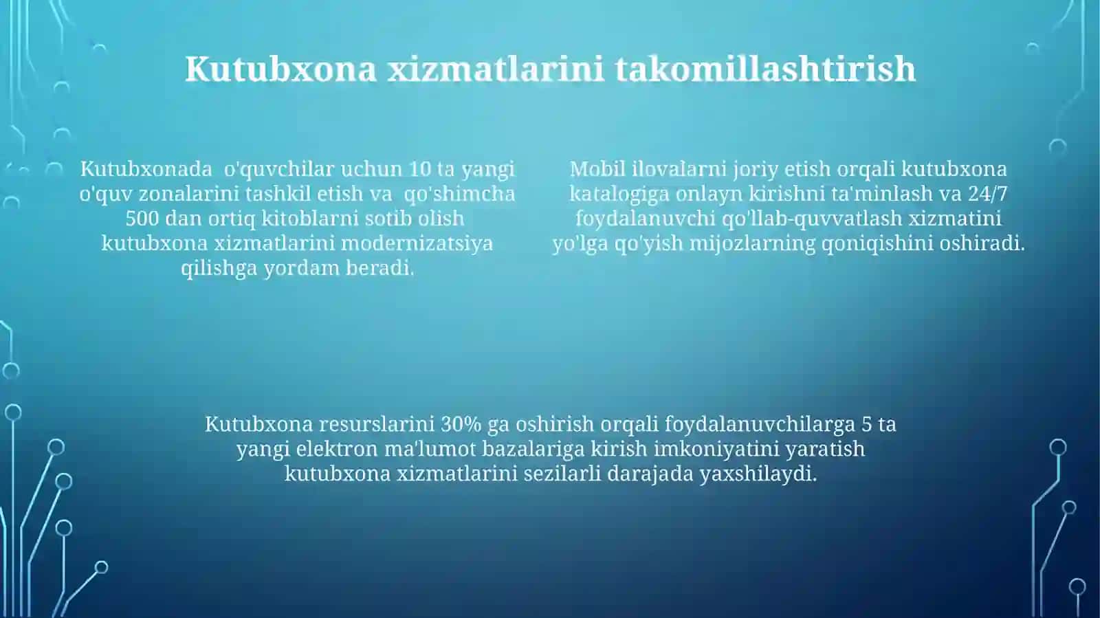 Kutubxona - axborot faoliyatini boshqarish shakllari 4