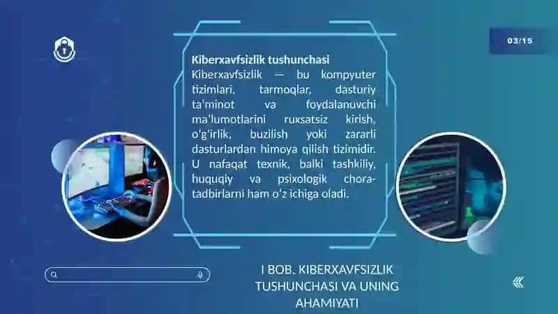 Kiberxavfsizlik asoslari shaxsiy ma'lumotlarni himoya qilish 4