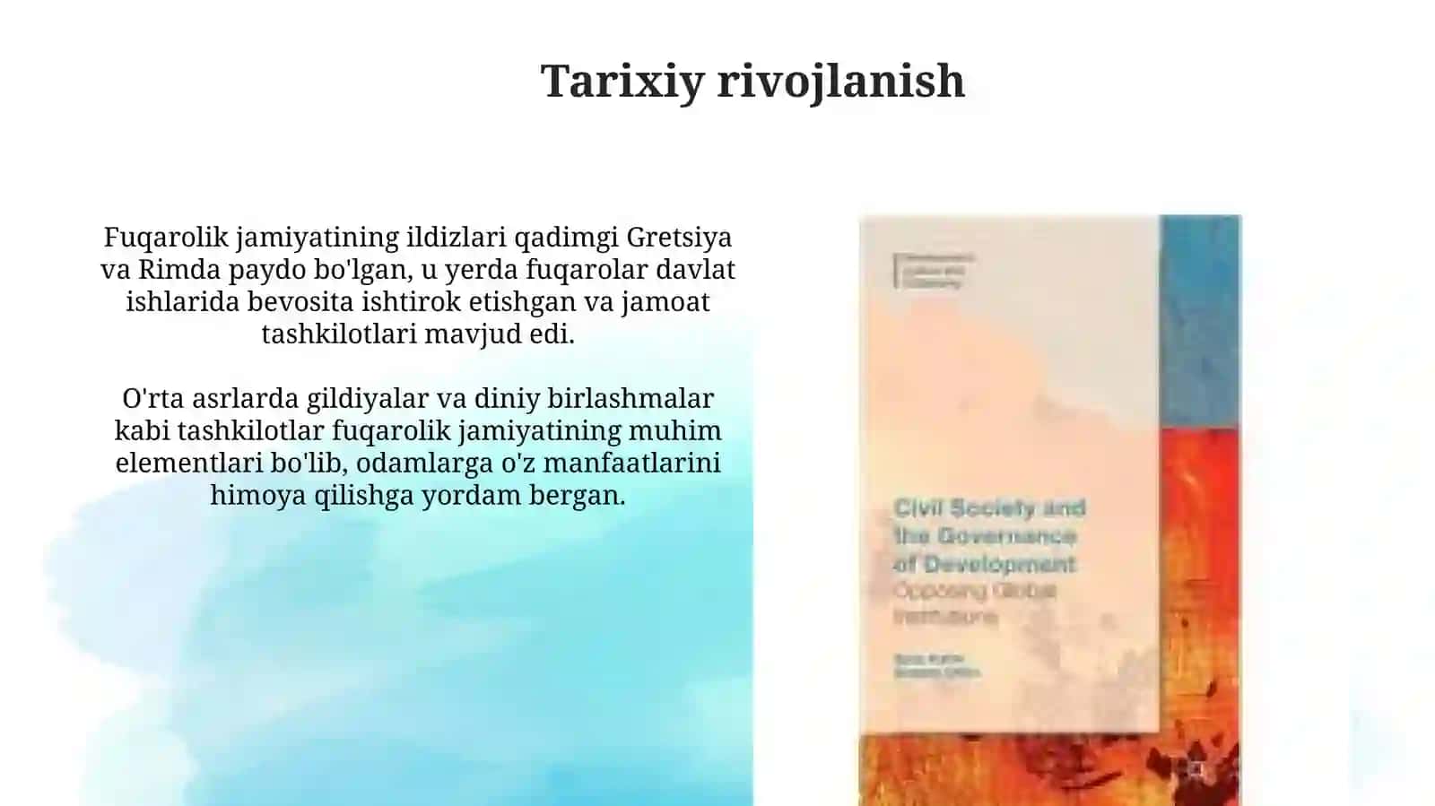 Fuqarolik Jamiyati Institutlari 4