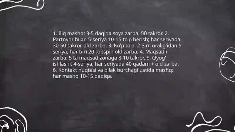 Stol tennisi. Toʻplar bilan maxsus mashqlar 4