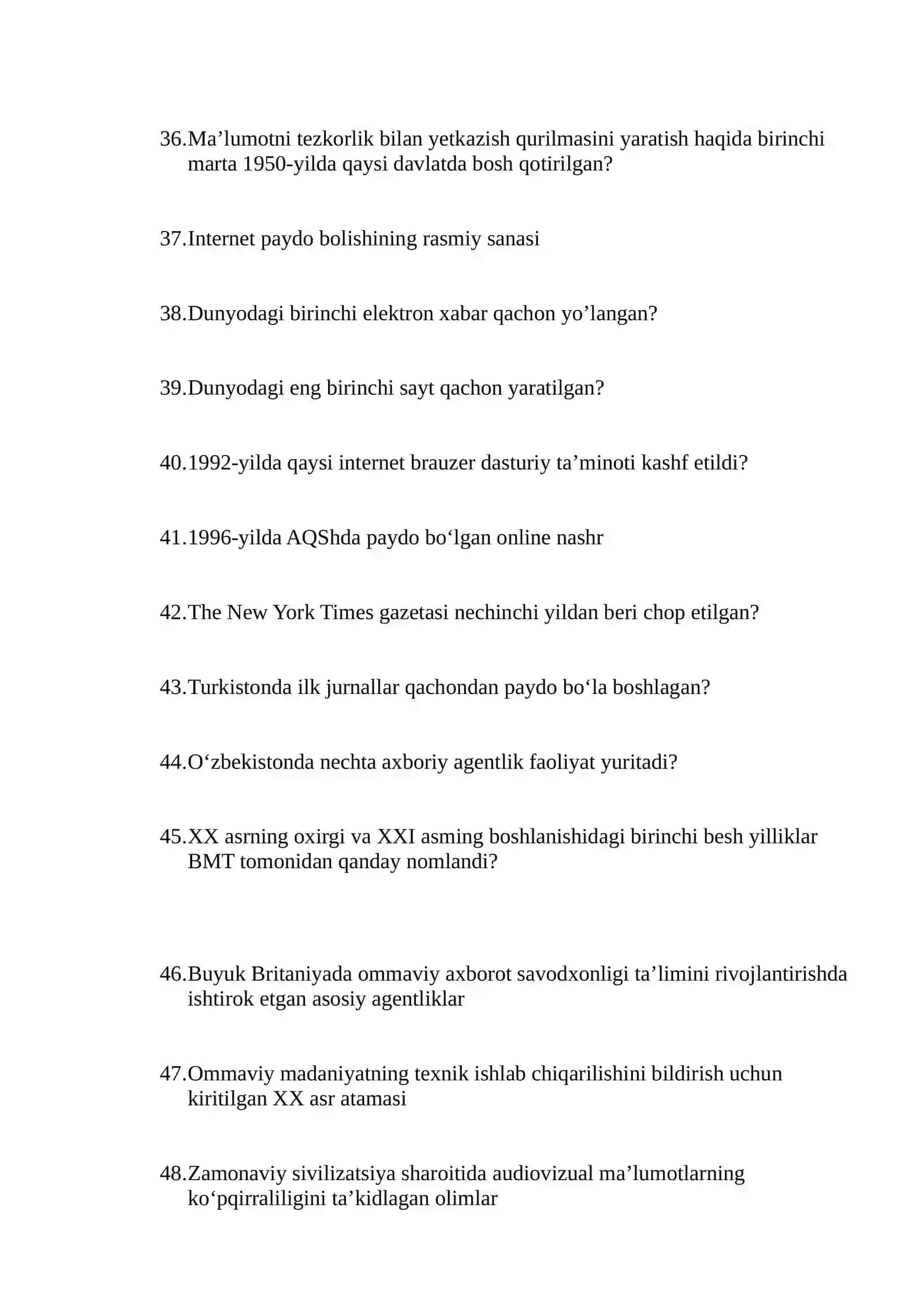 Axorot texnologiyalari 4