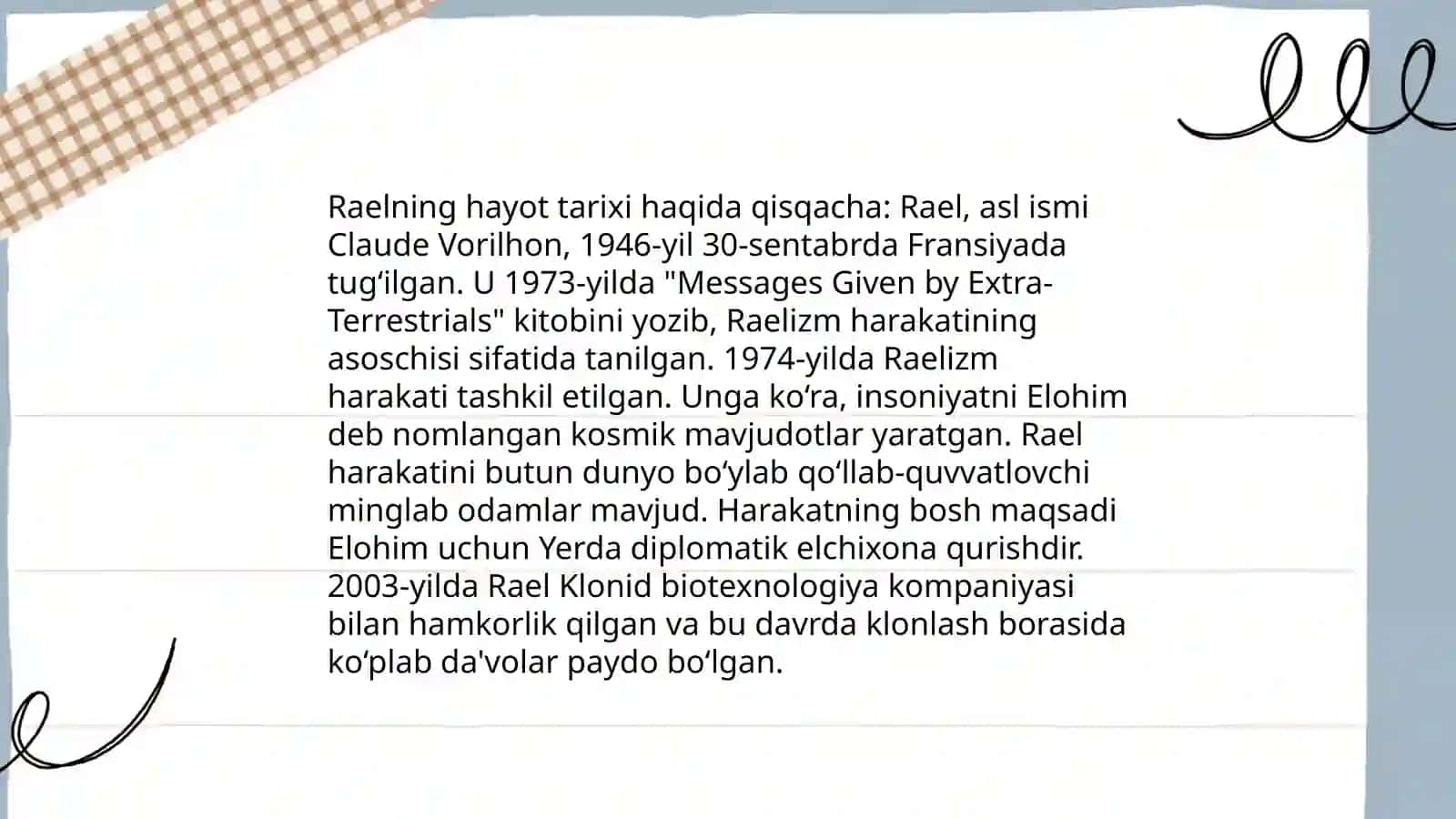 Raelianlar tarixi 4