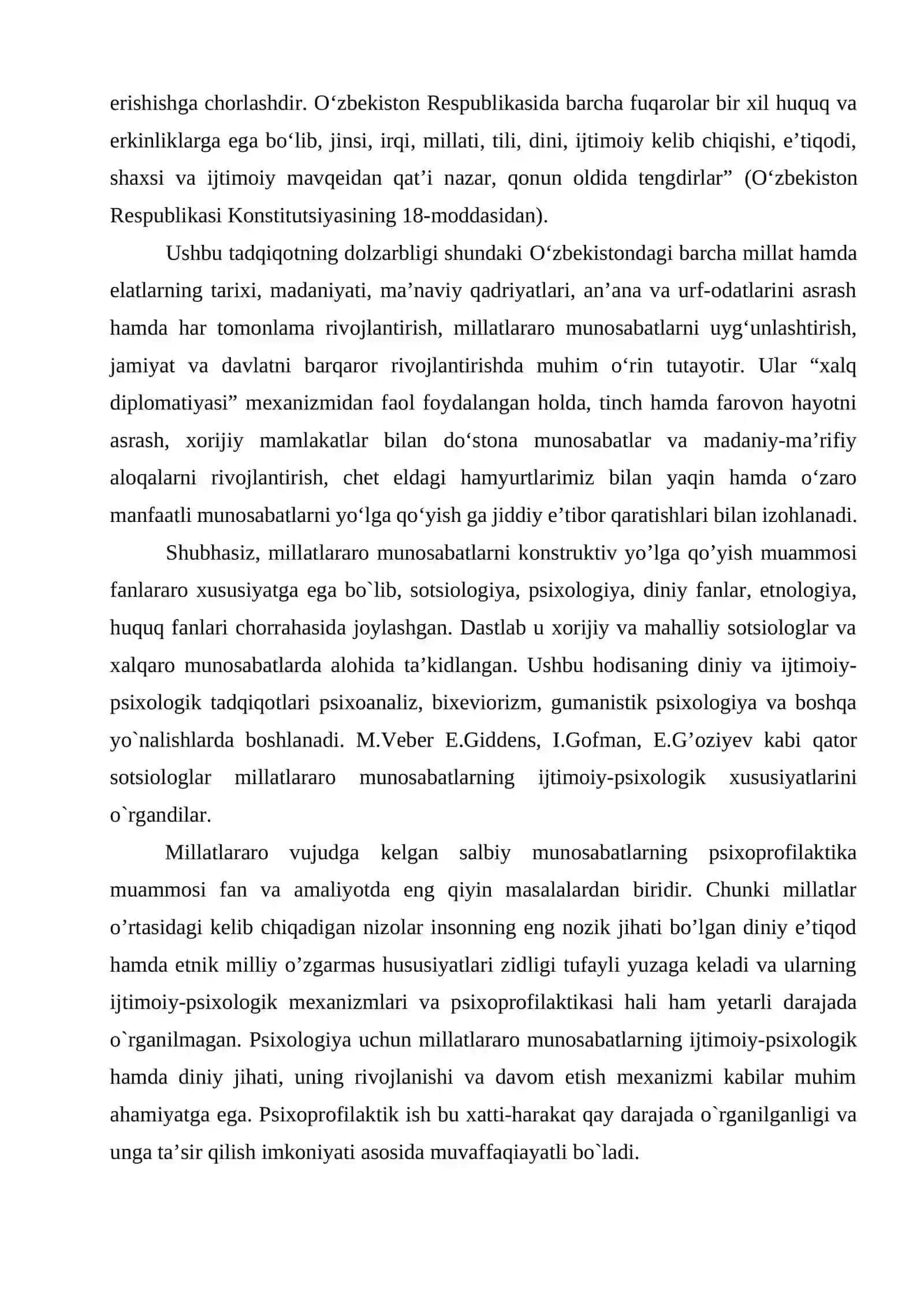 MILLATLARARO MUNOSABATLARNI MUSTAHKAMLASHNING DINIY VA IJTIMOIY-PSIXOLOGIK OMILLARI 4