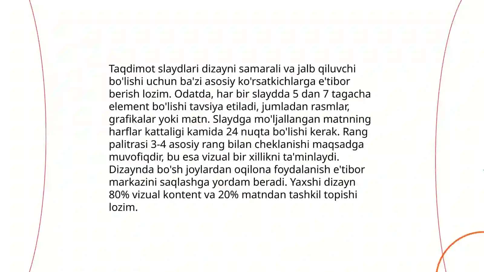 Taqdimot shablonlari asosida taqdimotlarni yaratish va taqdimot slaydlarni yaratish 4