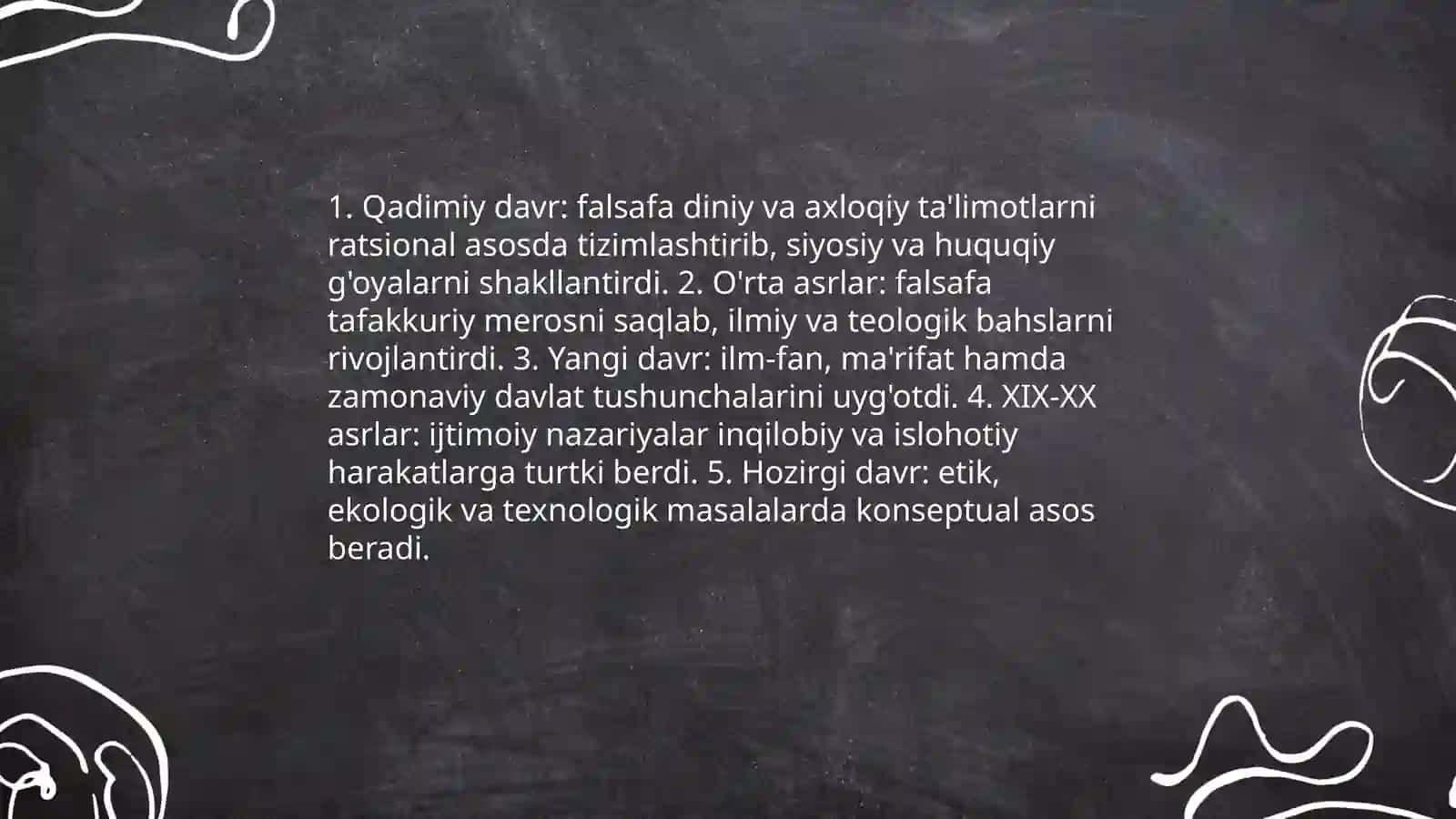 Falsafaning mohiyati jamiyat taraqqiyotidagi oʻrni 4