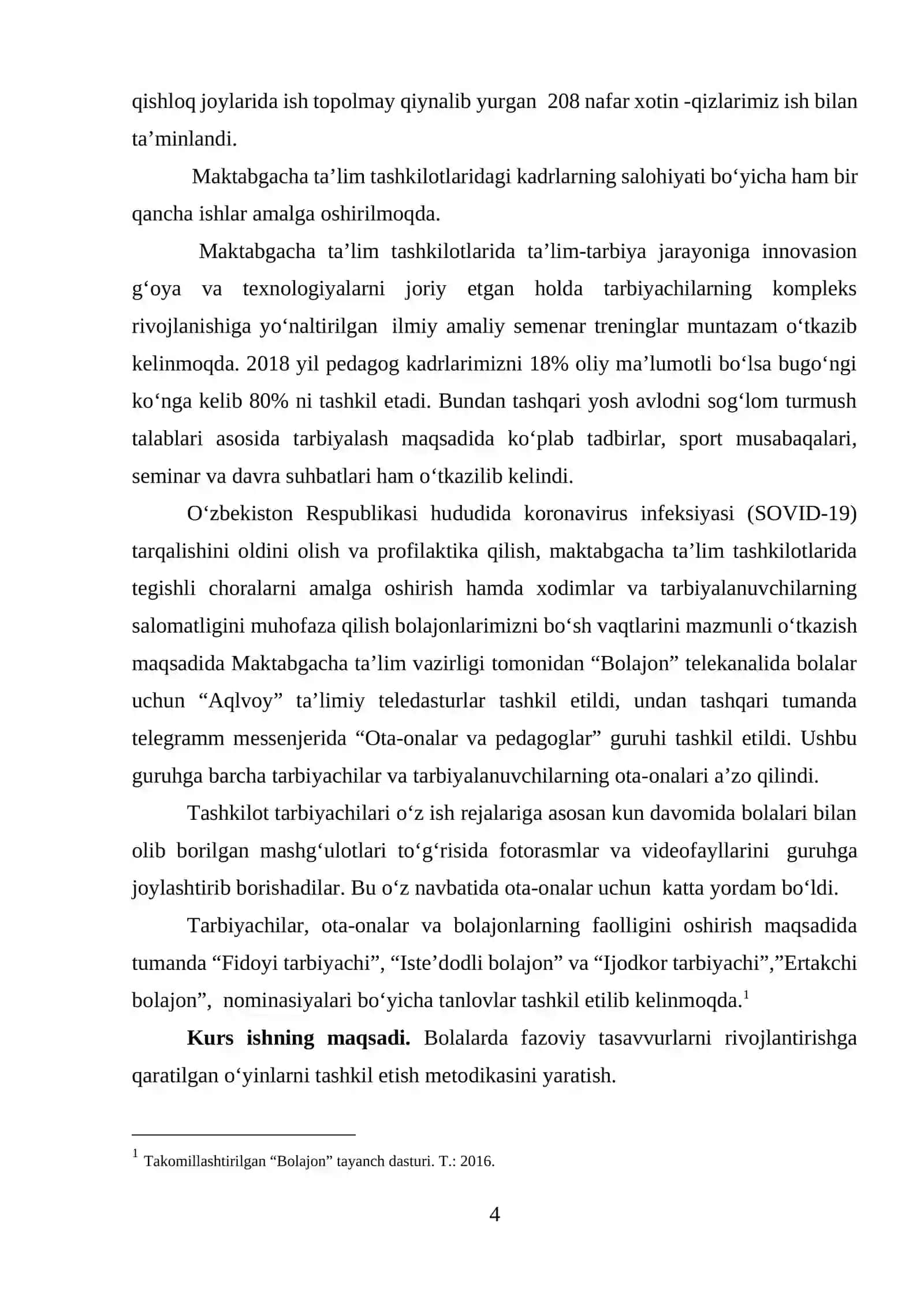 Matematik tasavvurlarni shakllantirish nazariyasi va texnologiyalari 4