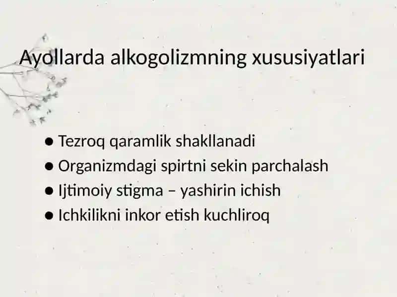 Ayollar alkogolizmi 4