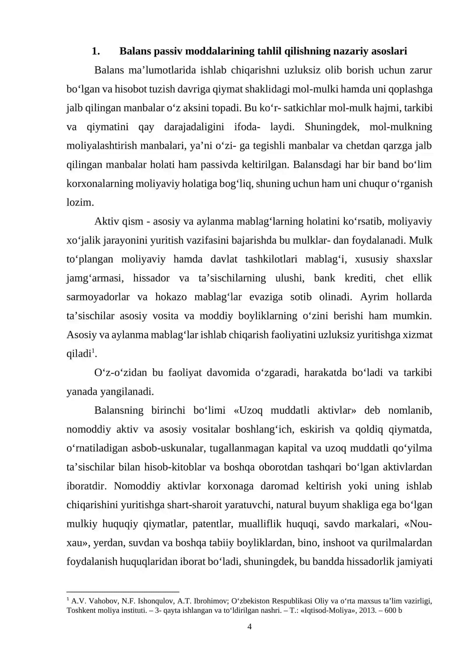 BALANS PASSIV MODDALARINING TAHLILI 4