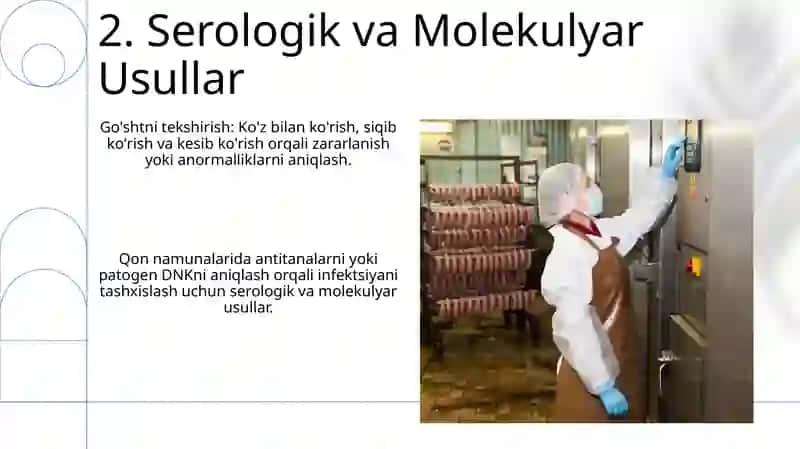 Zaharlangan hayvonlar go‘shtni tekshirish (biokimyoviy va bakteriologik) 4