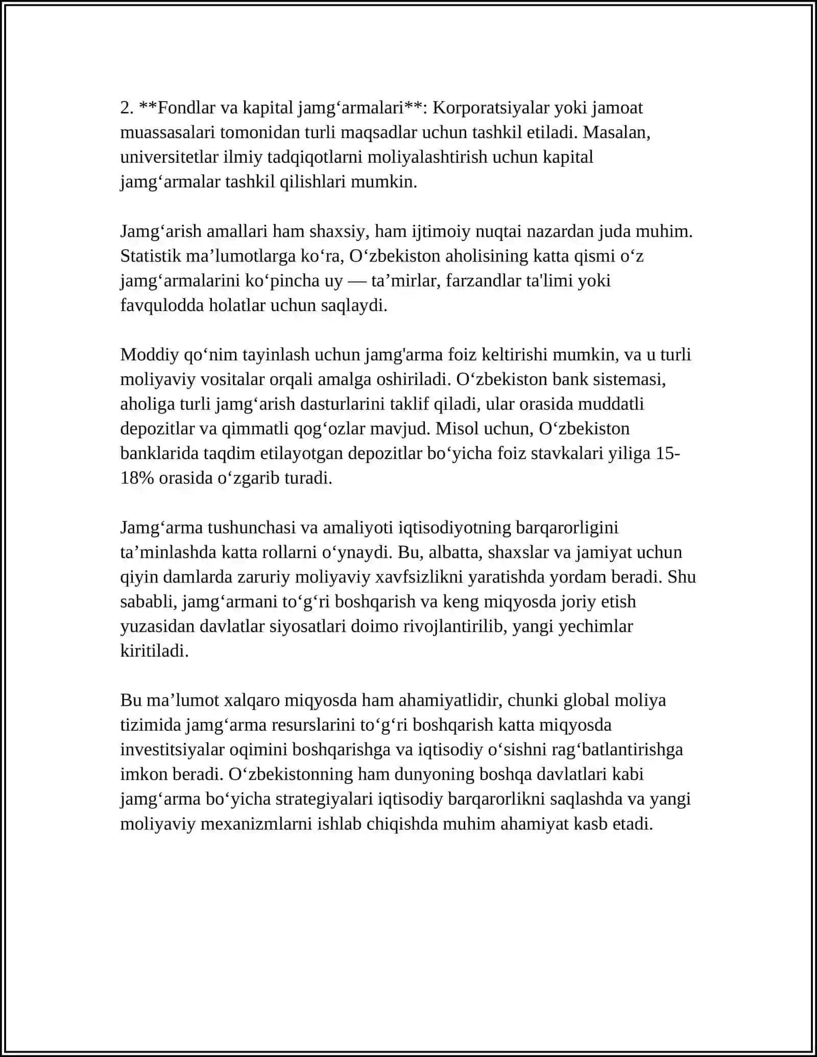 JAMĞARMA VA UNING HAJMIGA TA’SIR ETUVCHI OMILLAR 4