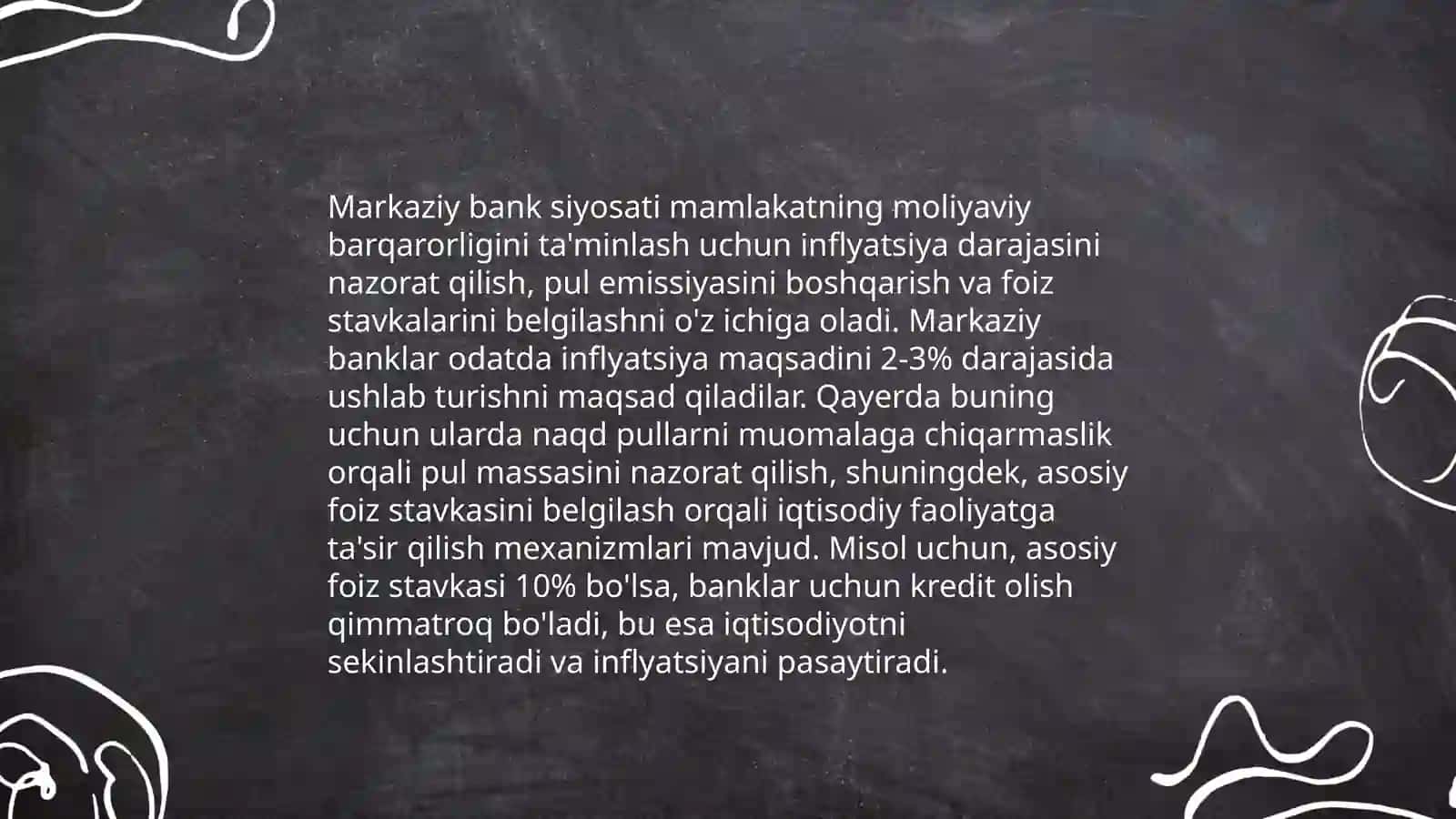 Jazoirning iqtisodiyoti pul kredit tizimi 4