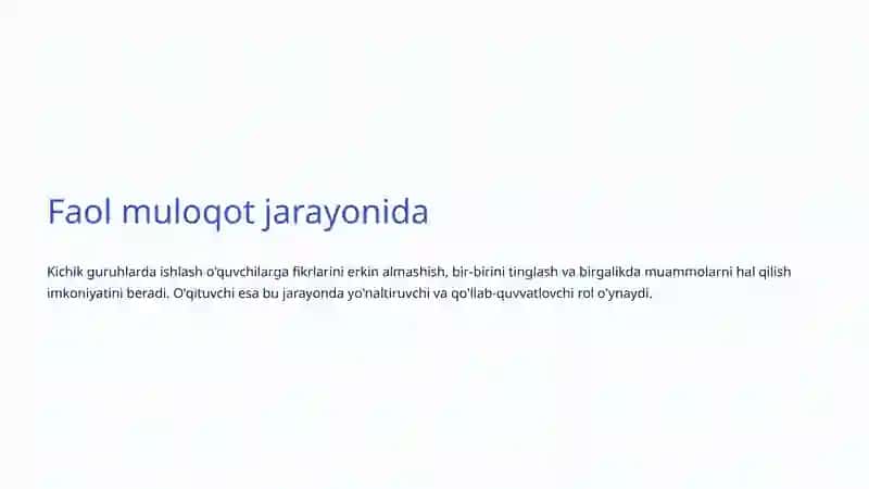 Interfaol ta'lim metodlarining ahamiyati 4