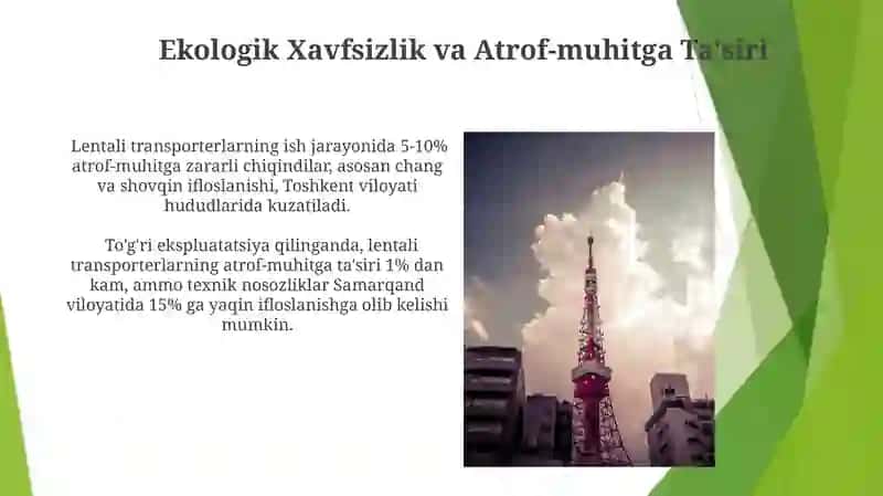 Lentali transporter vazifasi tuzilishi ishlash tartibi 4