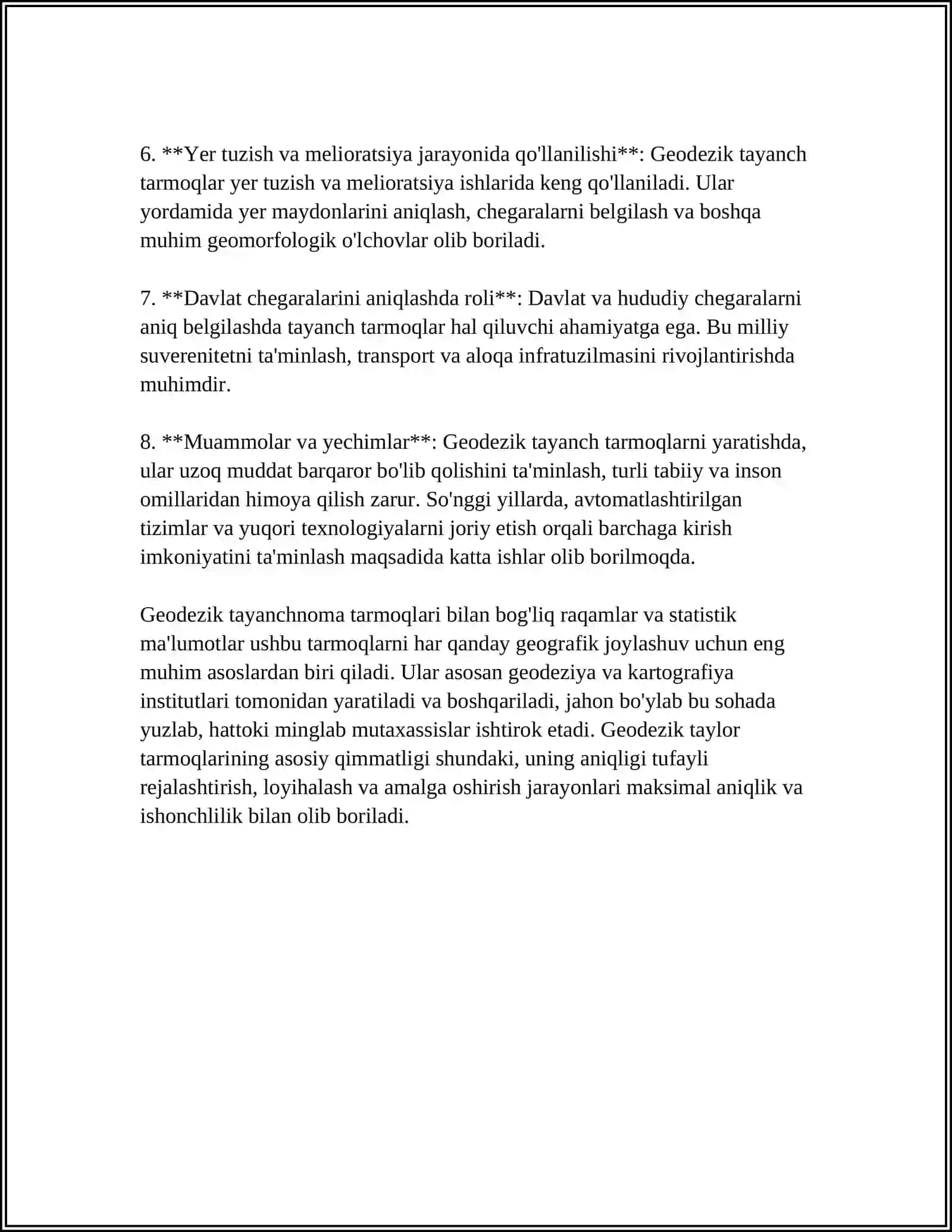 GEODEZIK TAYANCH TARMOQLARINI BARPO ETISH TURLARI 4