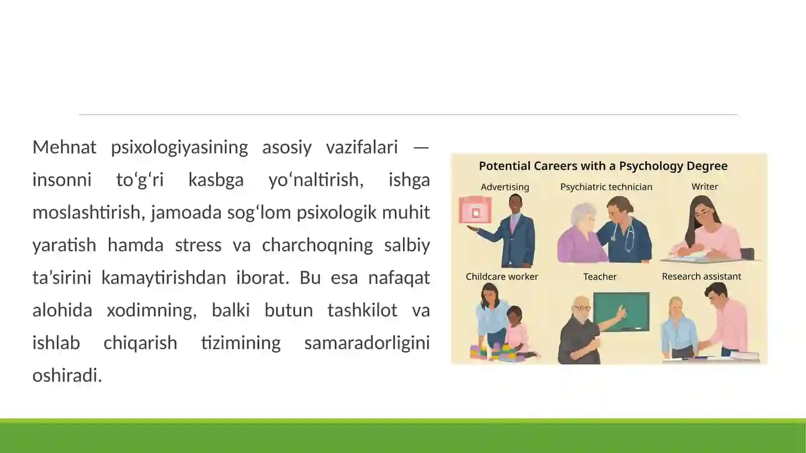 Mehnat psixologiyasi fanining vazifasi va ahamiyati 4