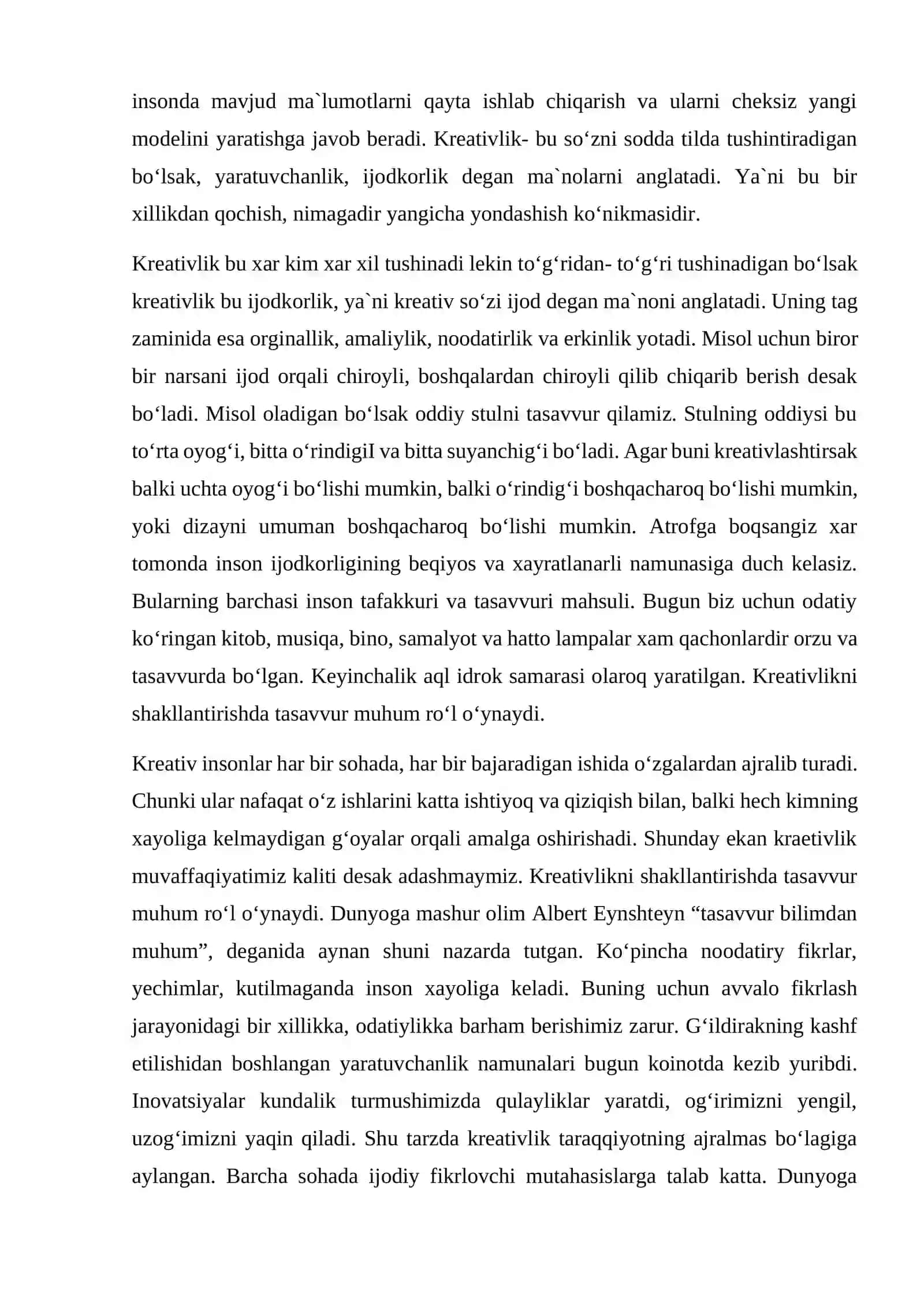 Kreativ tayyorgarlik-ijodiy yetuklikning tarkibiy qismi 4