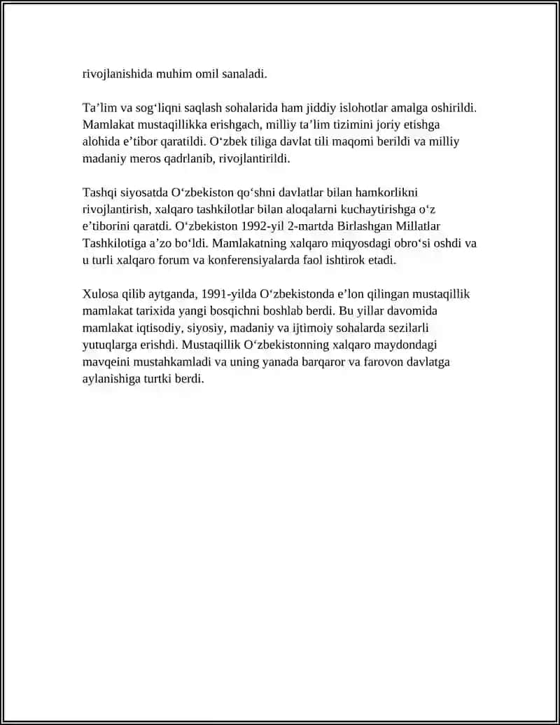OʻZBEKISTONNING ENG YANGI TARIXI 4
