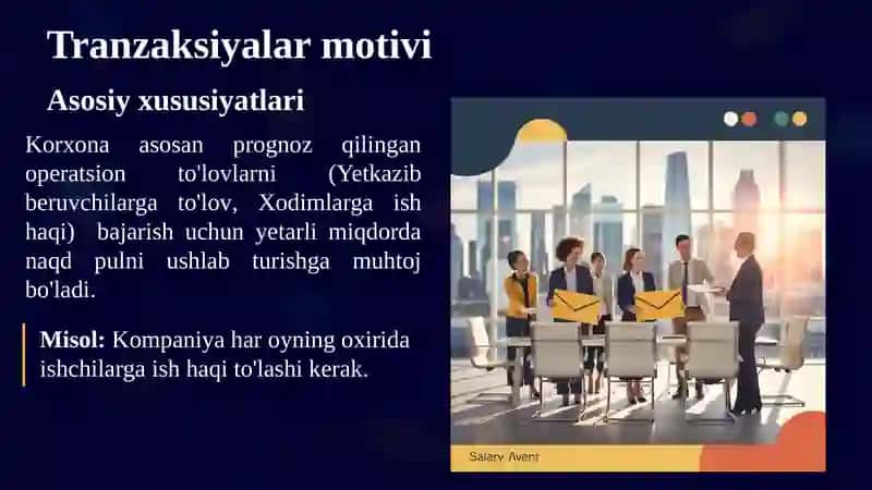 Naqd pul oqimlarini boshqarish 4