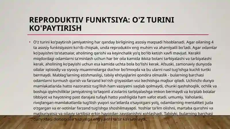 Oila tushunchasi,uning vazifalari va turlari pptx 4