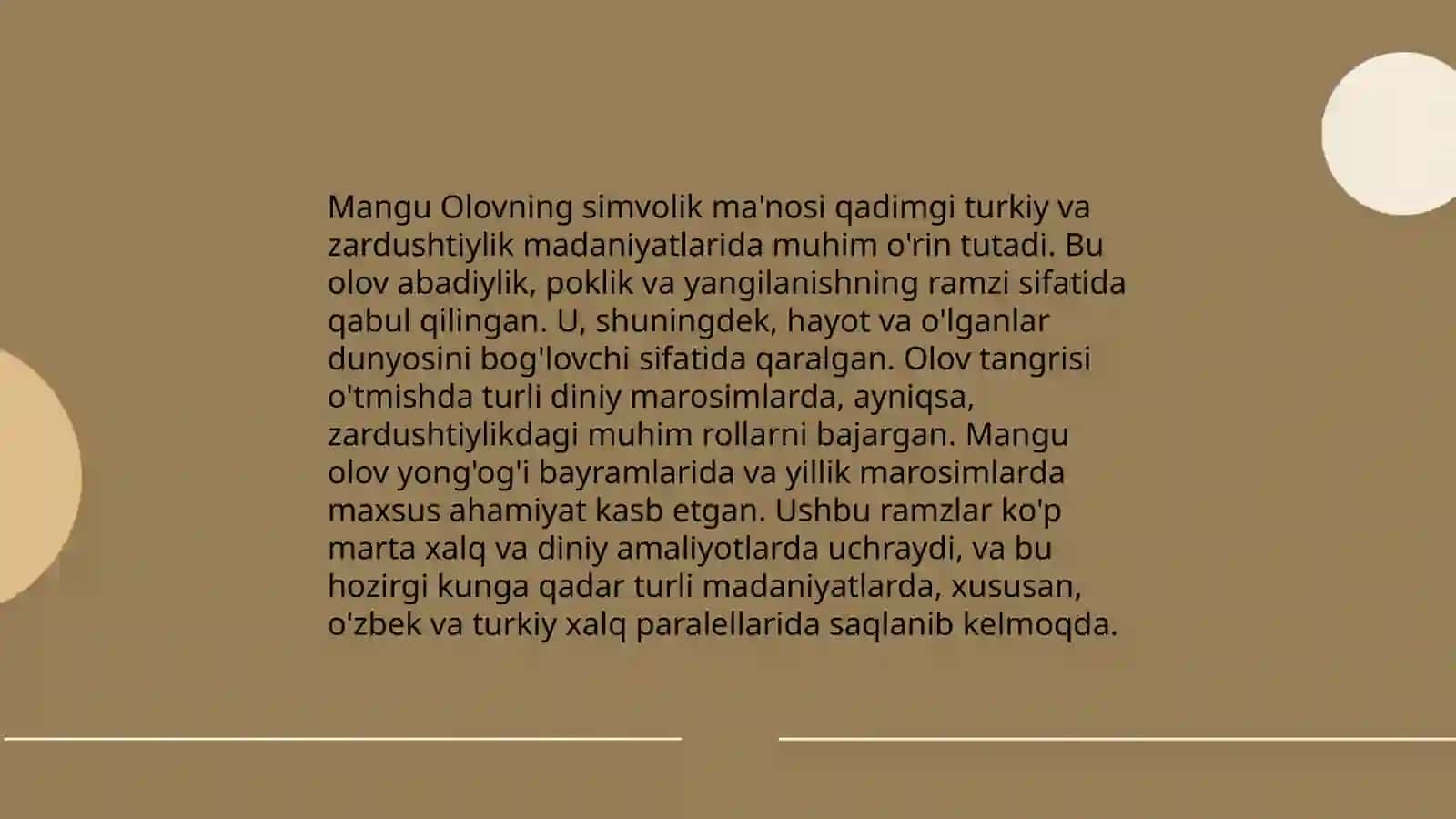 Mangu Olovning Tarixi 4