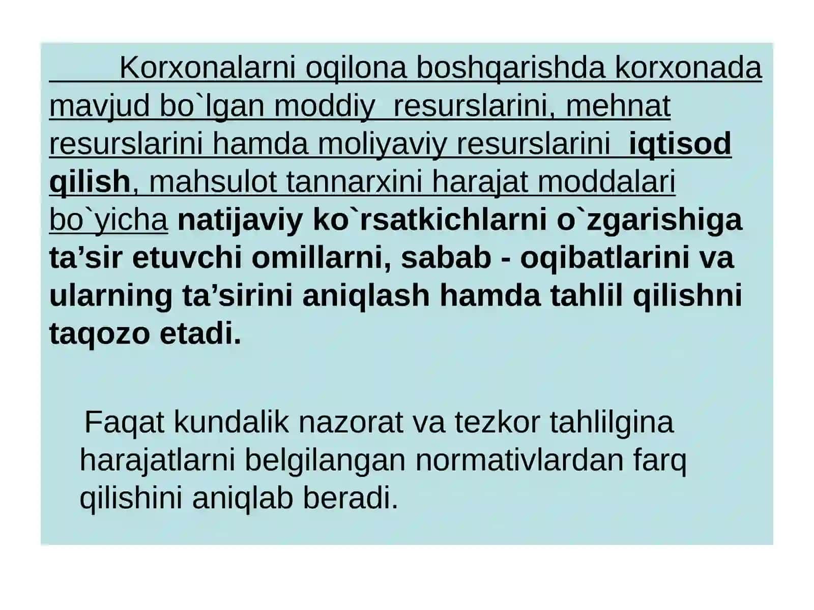 Iqtisodiy tahlilning predmeti, vazifalari va mazmuni 4