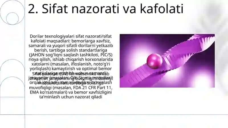 Farmasevtika Tekhnologiyasi Mohiyati Maqsadi va Vazifalari 4