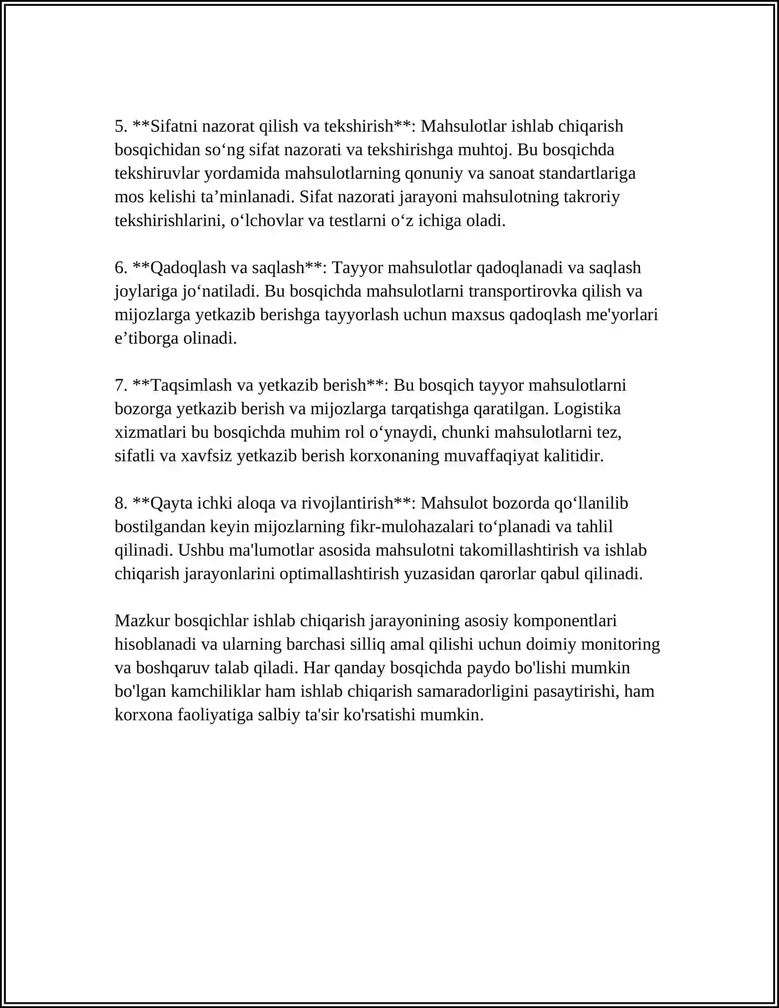 ISHLAB CHIQARISH JARAYONI VA UNING NATIJALARI 4