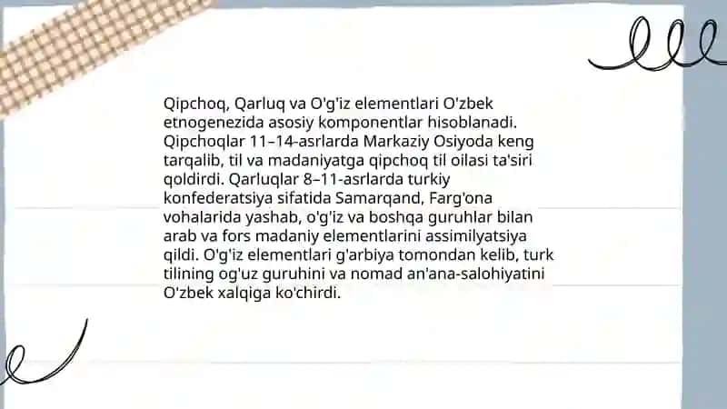 O'zbek xalqi etnik tarix masalalari 4