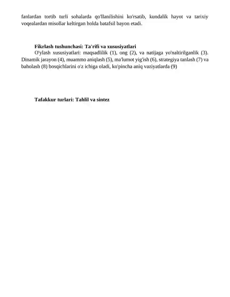 Mantiqning asosiy tushunchalari va tafakkur shakllari(Tursunov O’) 4