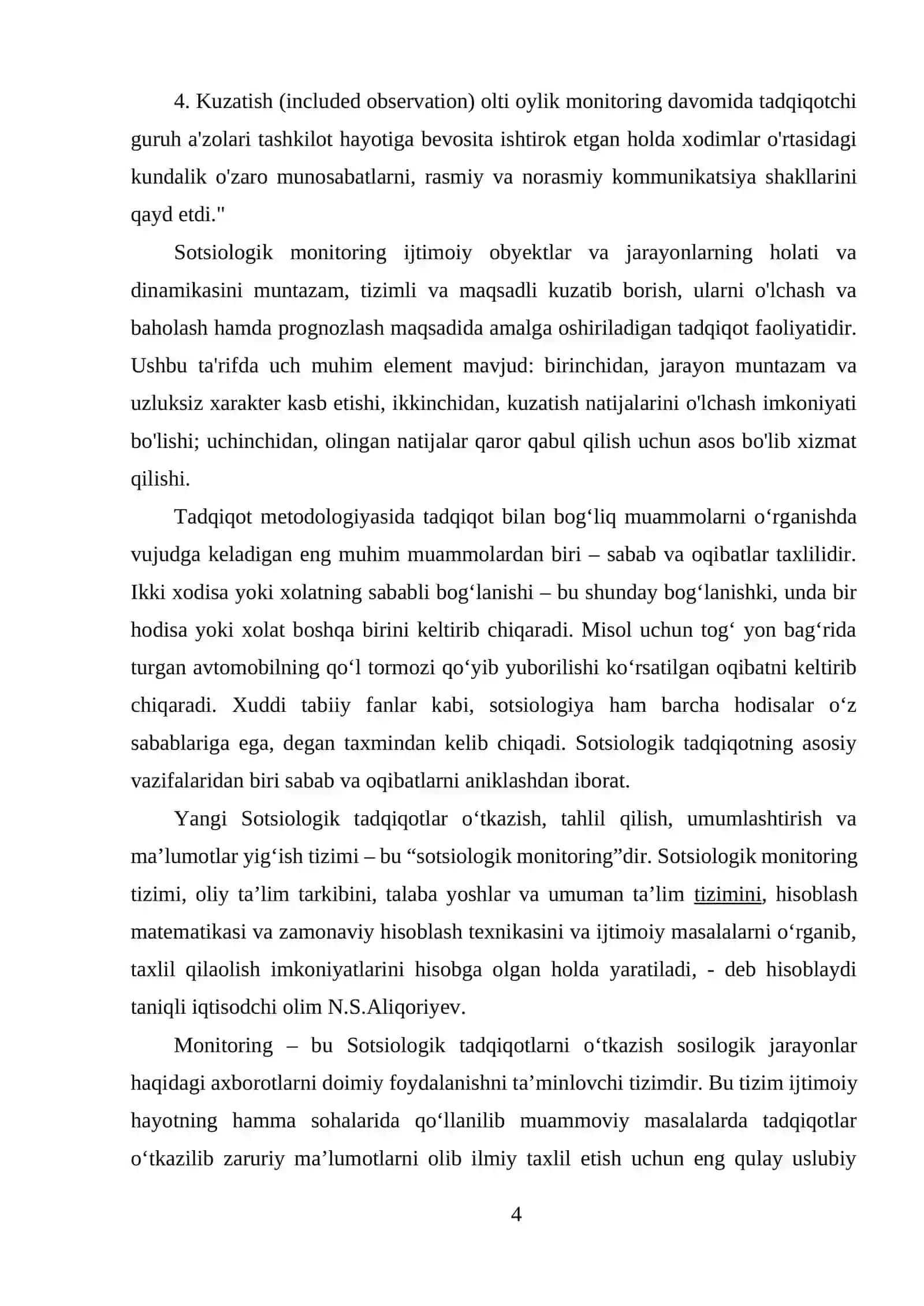 Tashkilotlarni o‘rganishda sotsiologik monitoring o‘rni va roli 4