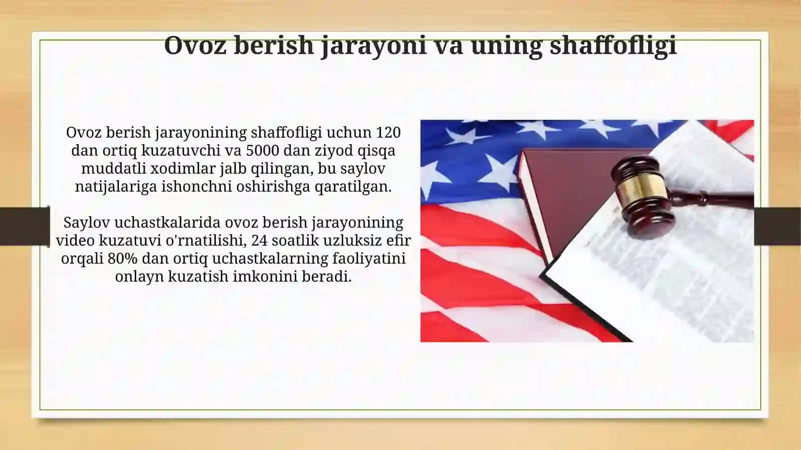 Oʻzgartirilgan Konstitutsiya: Saylov tizimining huquqiy asoslari 4