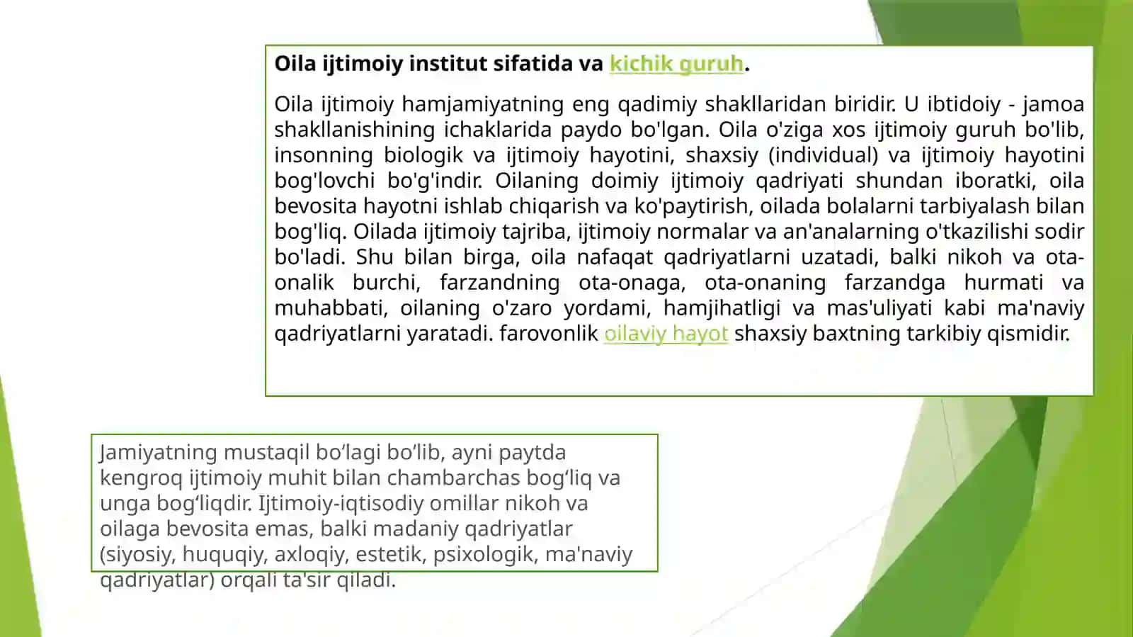 Oilaning turlari 4