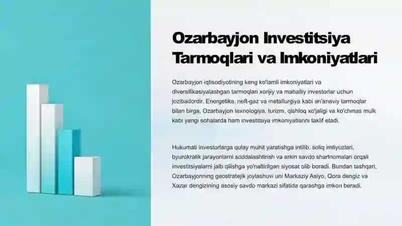 Ozarbayjon davlatining investatsiya tahlili 4
