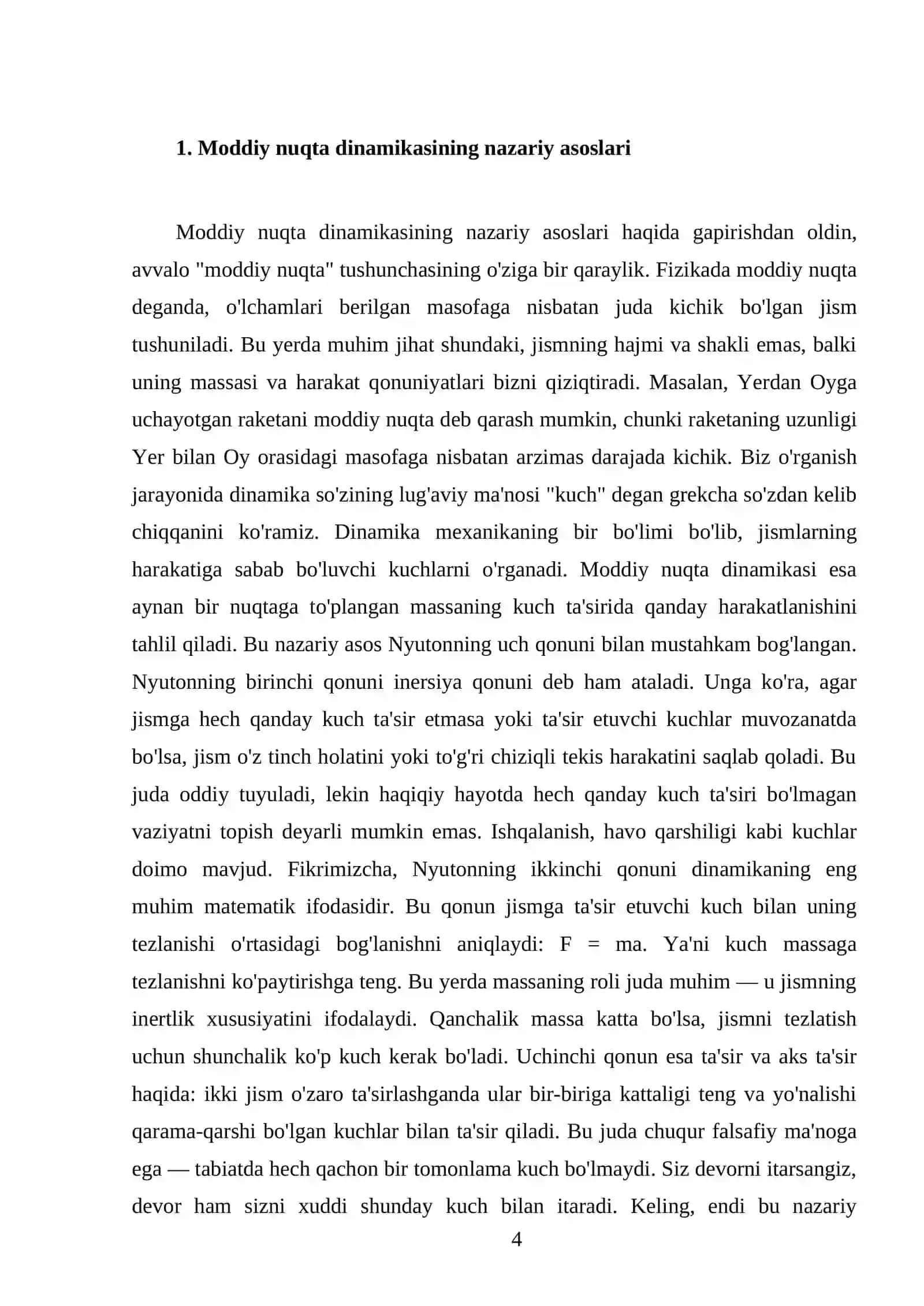 Moddiy nuqta dinamikasi 4