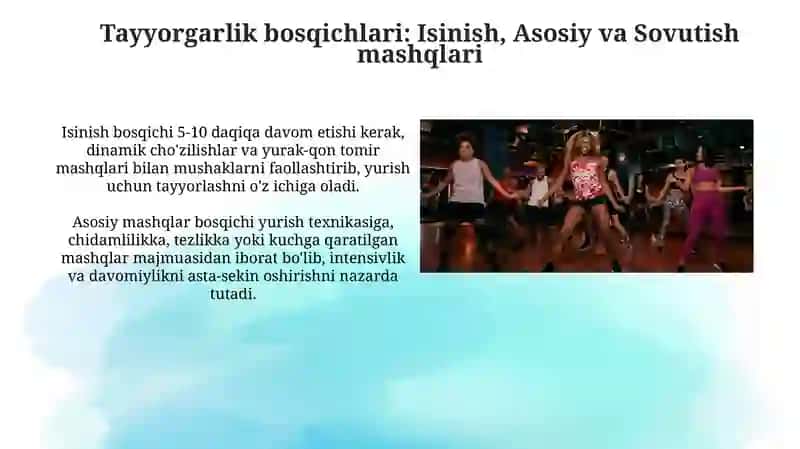 Yurish turlari bo‘yicha tayyorgarlik bosqichlari 4