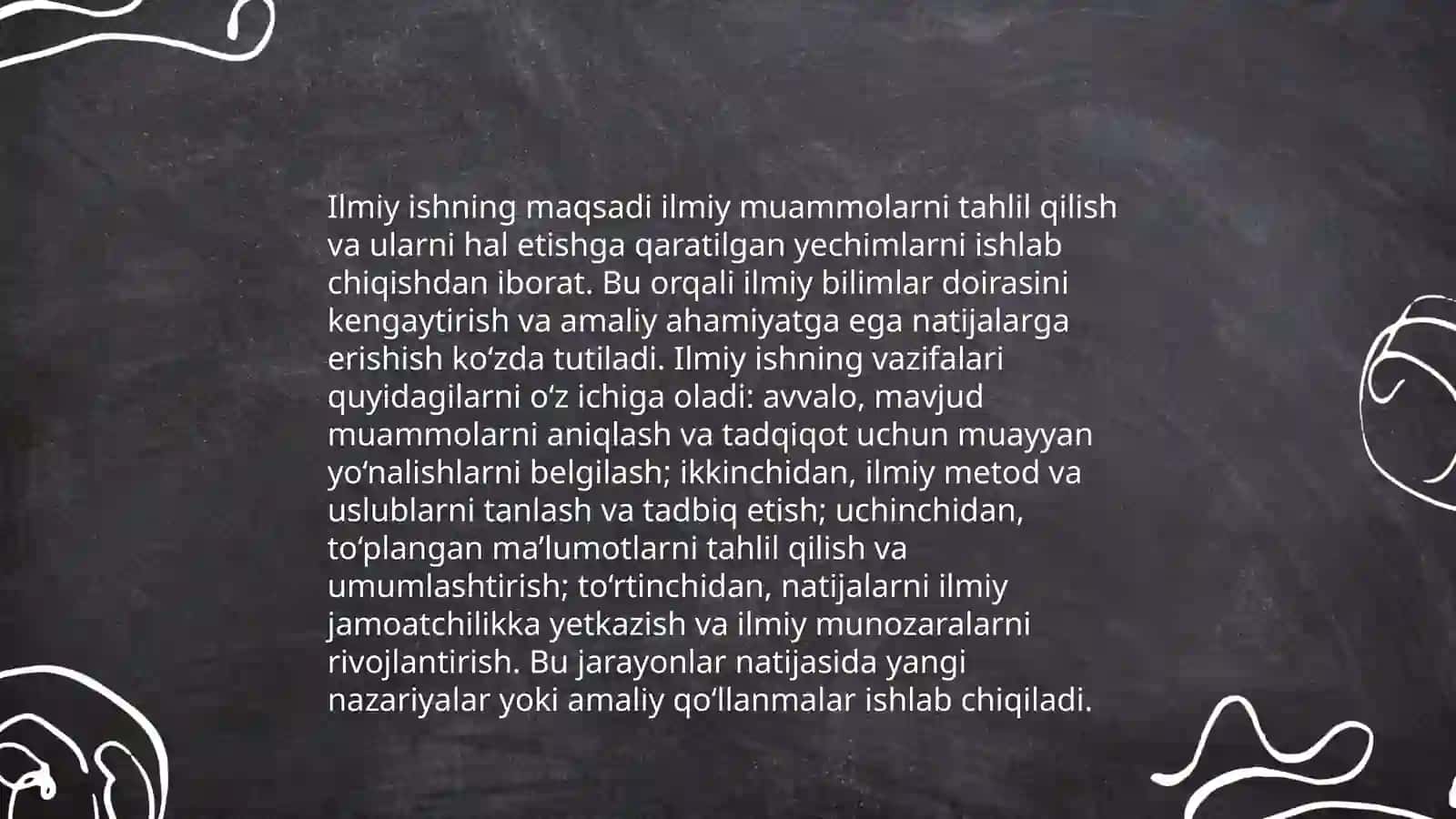 Ilmiy ishlarni tayyorlash,strukturalash va yozish 4