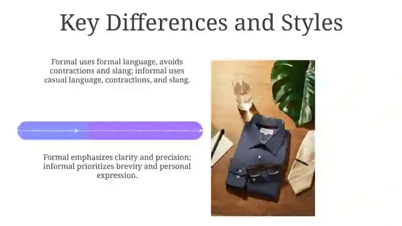 Formal in informal corensspondence 4