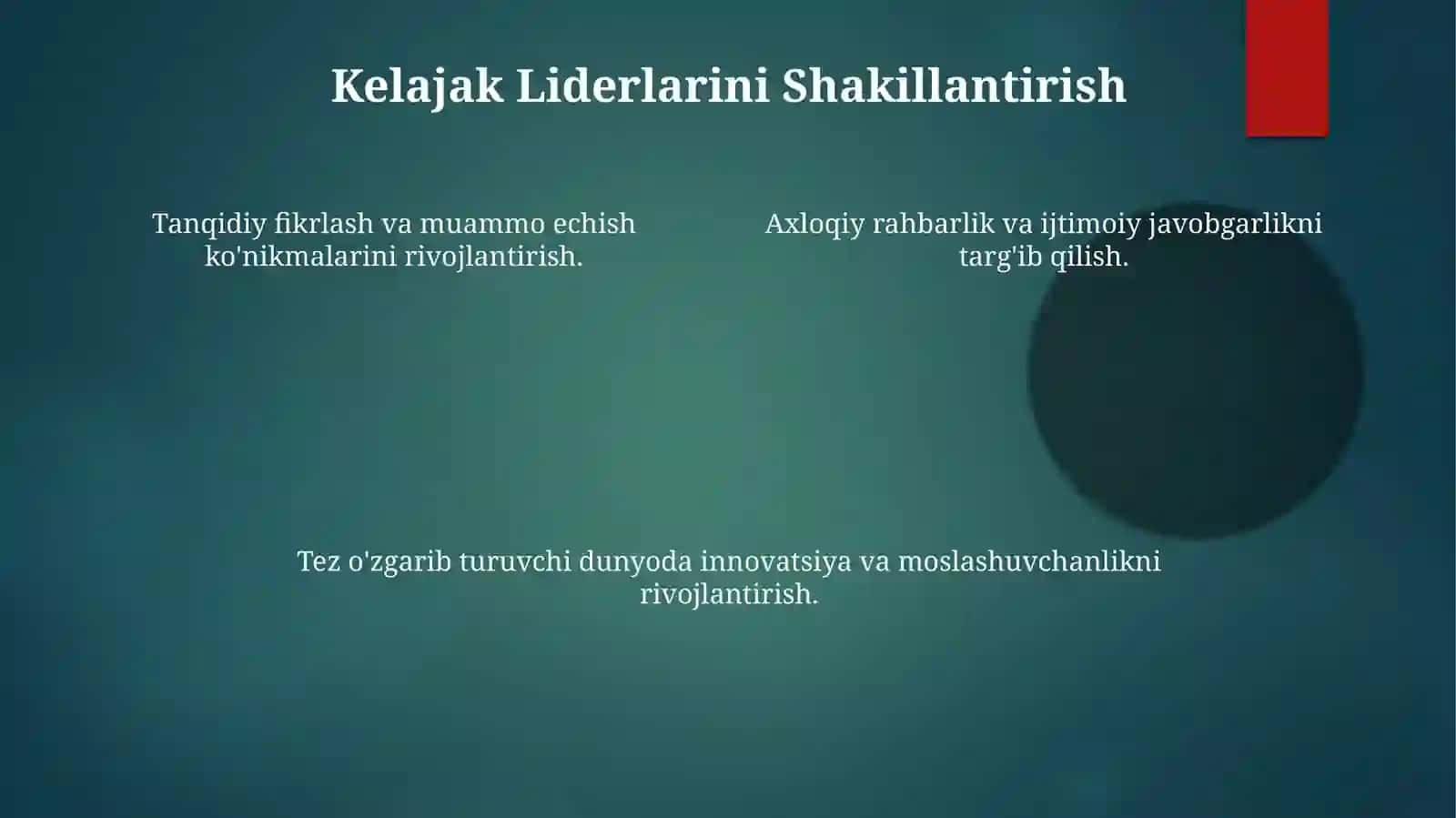 Yetakchi oliy ta'lim muassasalarining roli 4