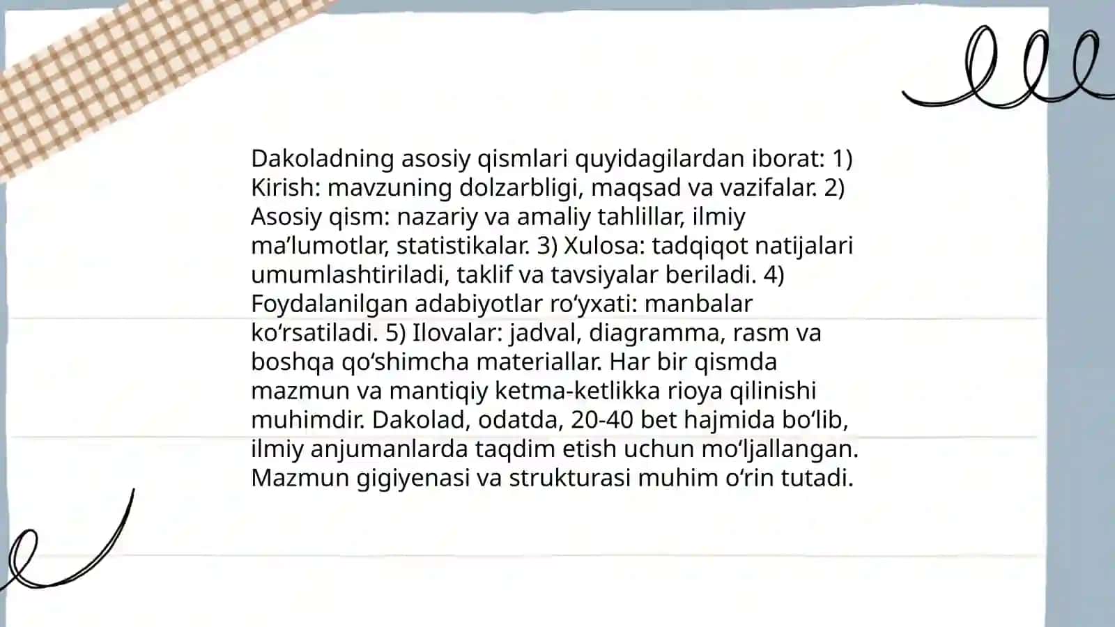 Dakolad tayyorlash 4