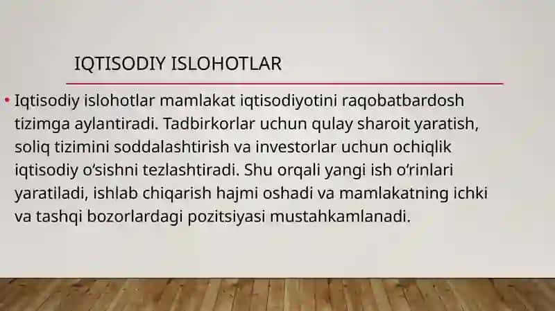 YangiO‘zbekiston: yangilanish va taraqqiyot omillari 4