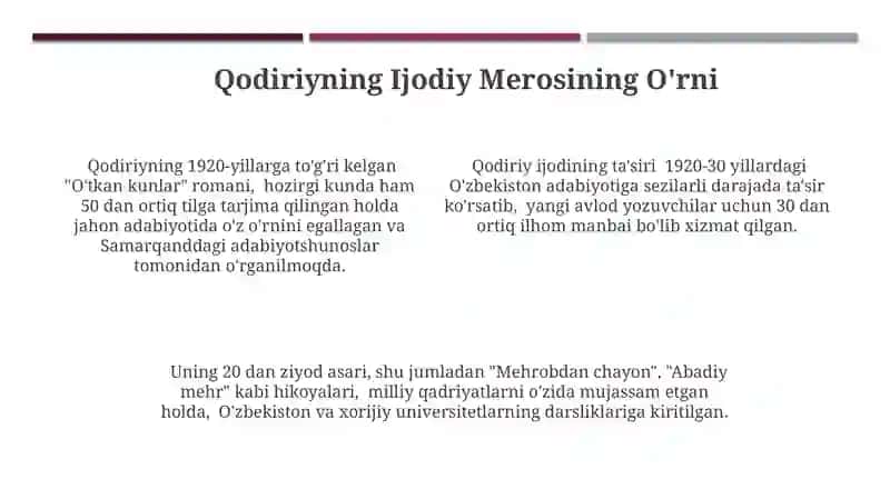 Abdulla Qodiriyning Hayoti va Ijodi 4