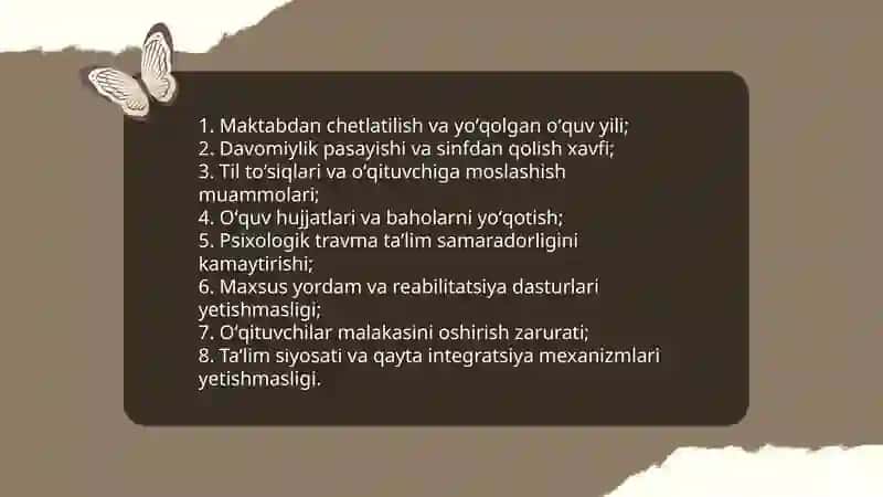 Migratsiya va majburiy kochirishning bolalar va oʻsmirlarga tasiri 4