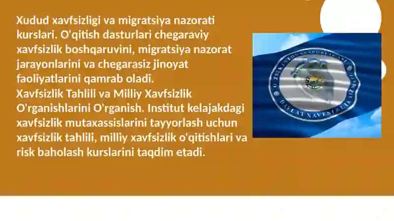 O'zbekiston Davlat xavfsizlik xizmati instituti 4