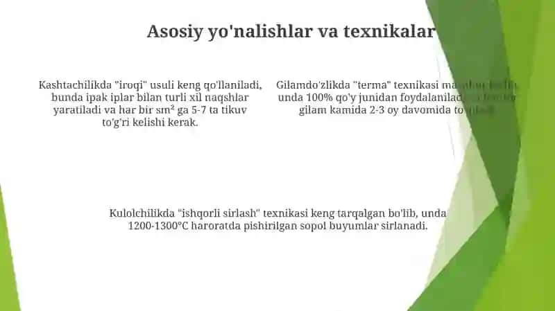 O'zbekiston xalq amaliy san'ati va hunarmandchiligi 4