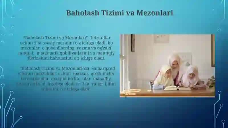 Ilk Qadam Davlat O'quv Dasturi 4