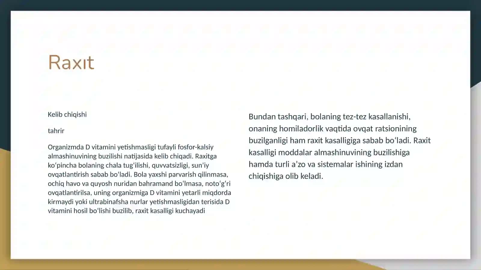 Raxıt kasallıgı 4